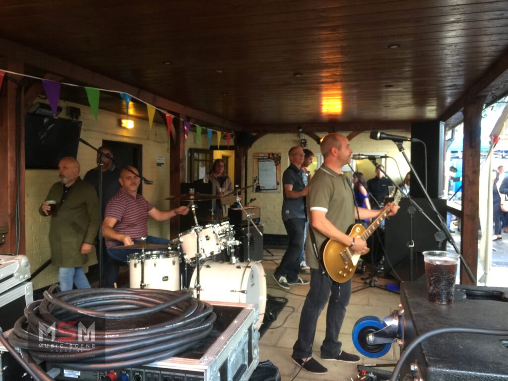 Live band rehearsal and performance setup for MSM “So You Wanna Build A Band” feature article
