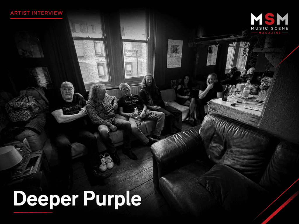 Deeper Purple band interview backstage at The Brook Southampton for Music Scene Magazine